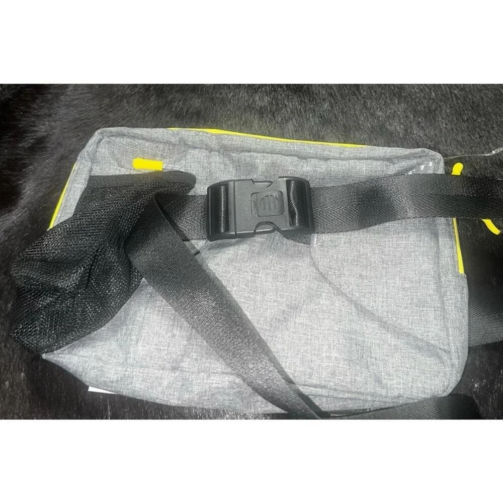 Tushbaby The Pack Crossbody Belt Bag Grey Unisex NWT Versatile